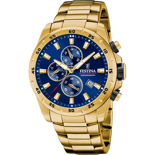 Reloj Festina Hombre F20541/2 Chrono Sport Dorado