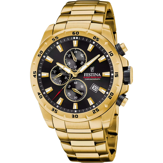 Reloj Festina Hombre F20541/4 Chrono Sport Dorado