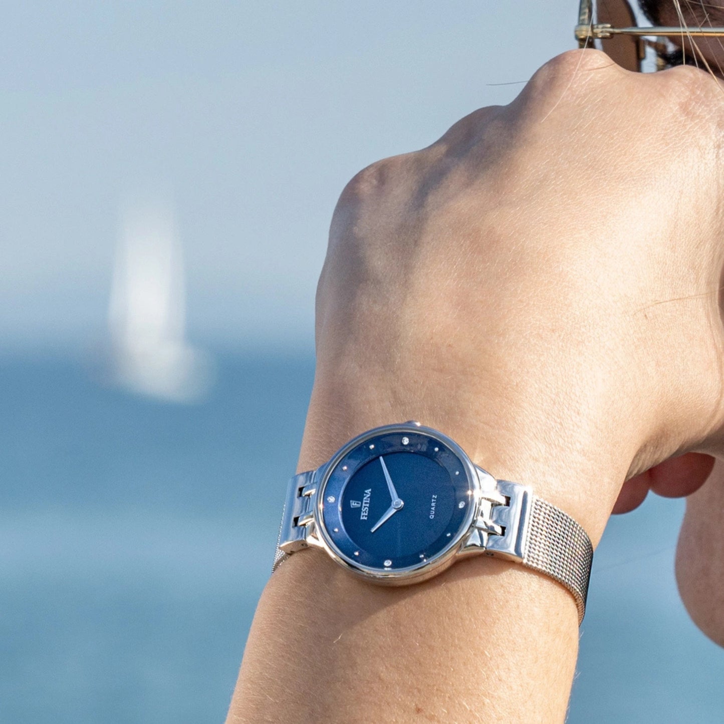Reloj Festina Mujer F20597/3 Mademoiselle Azul Plateado