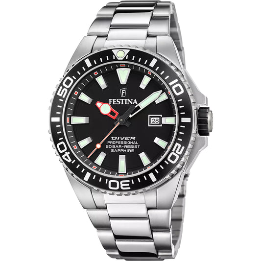 Reloj Festina Hombre F20663/3 The Originals Negro Plateado