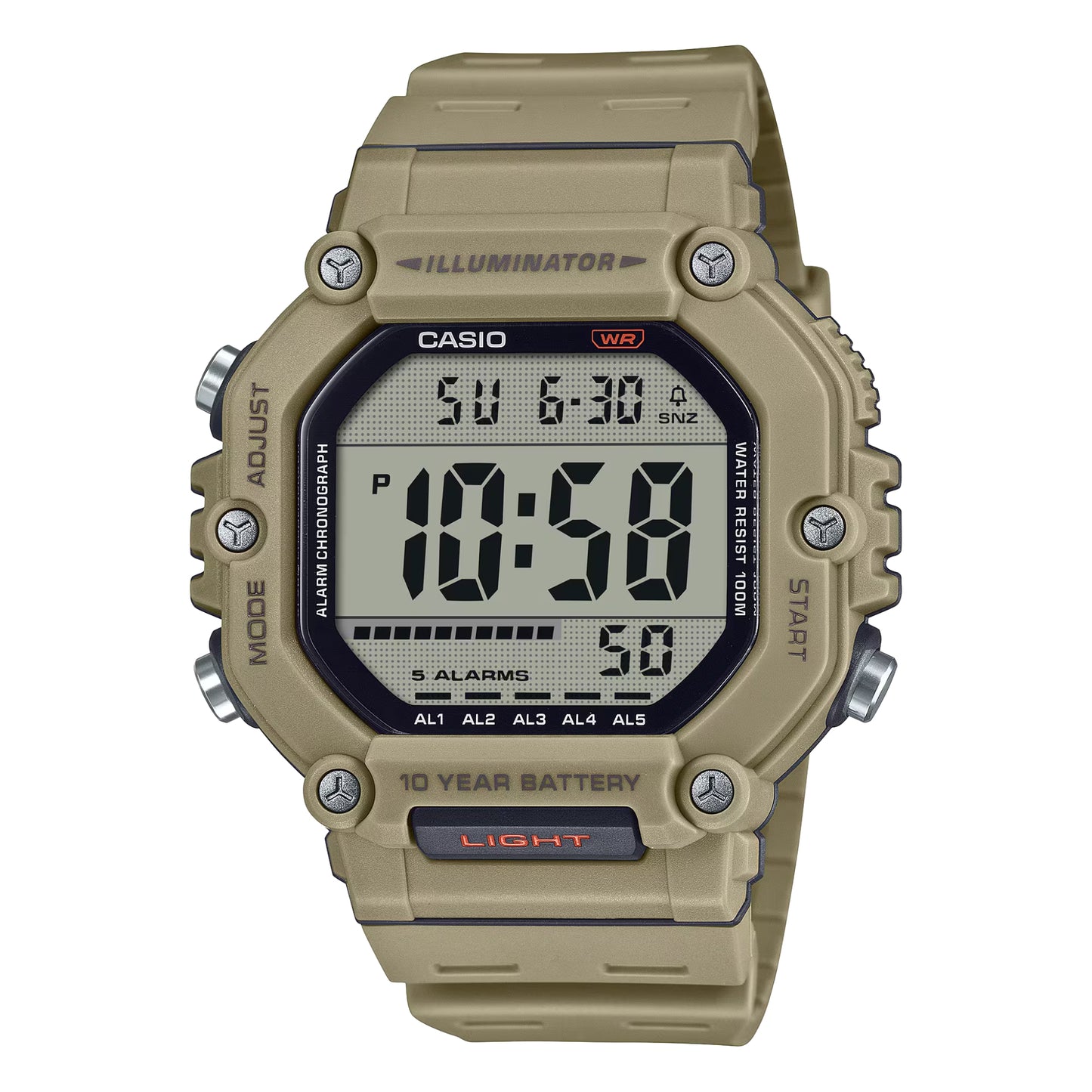 Reloj Casio AE-1600H-5A Digital Hombre