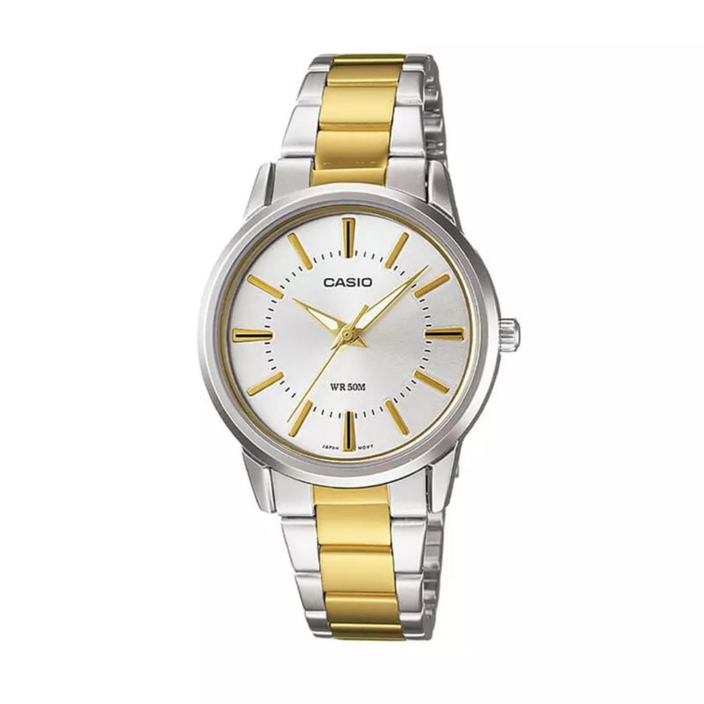 Reloj Casio Mujer LTP-1303SG-7A Análogo Plateado Dorado
