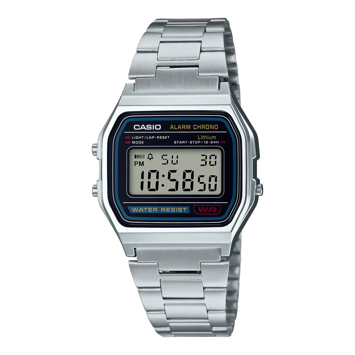 Reloj Digital Casio A158WA-1 Retro Unisex
