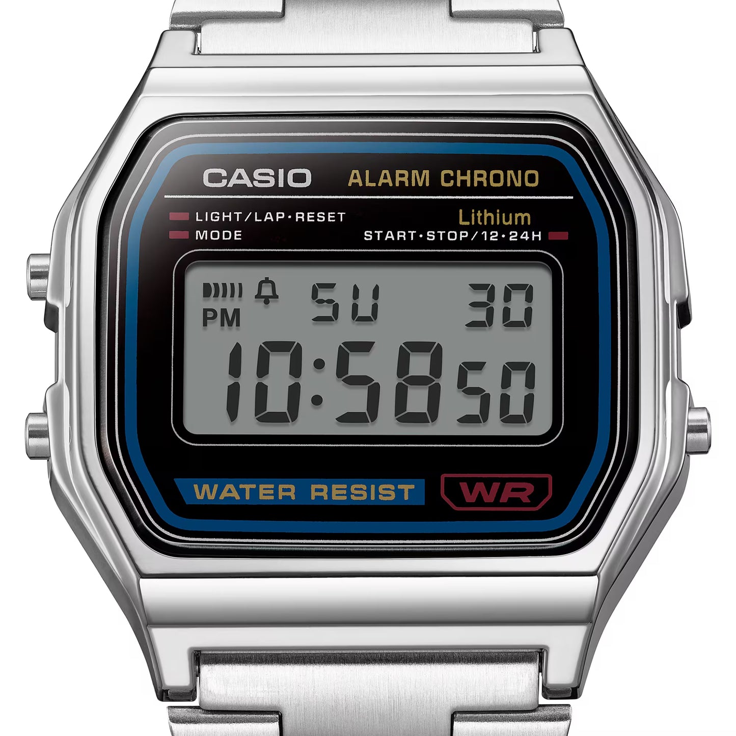 Reloj Digital Casio A158WA-1 Retro Unisex