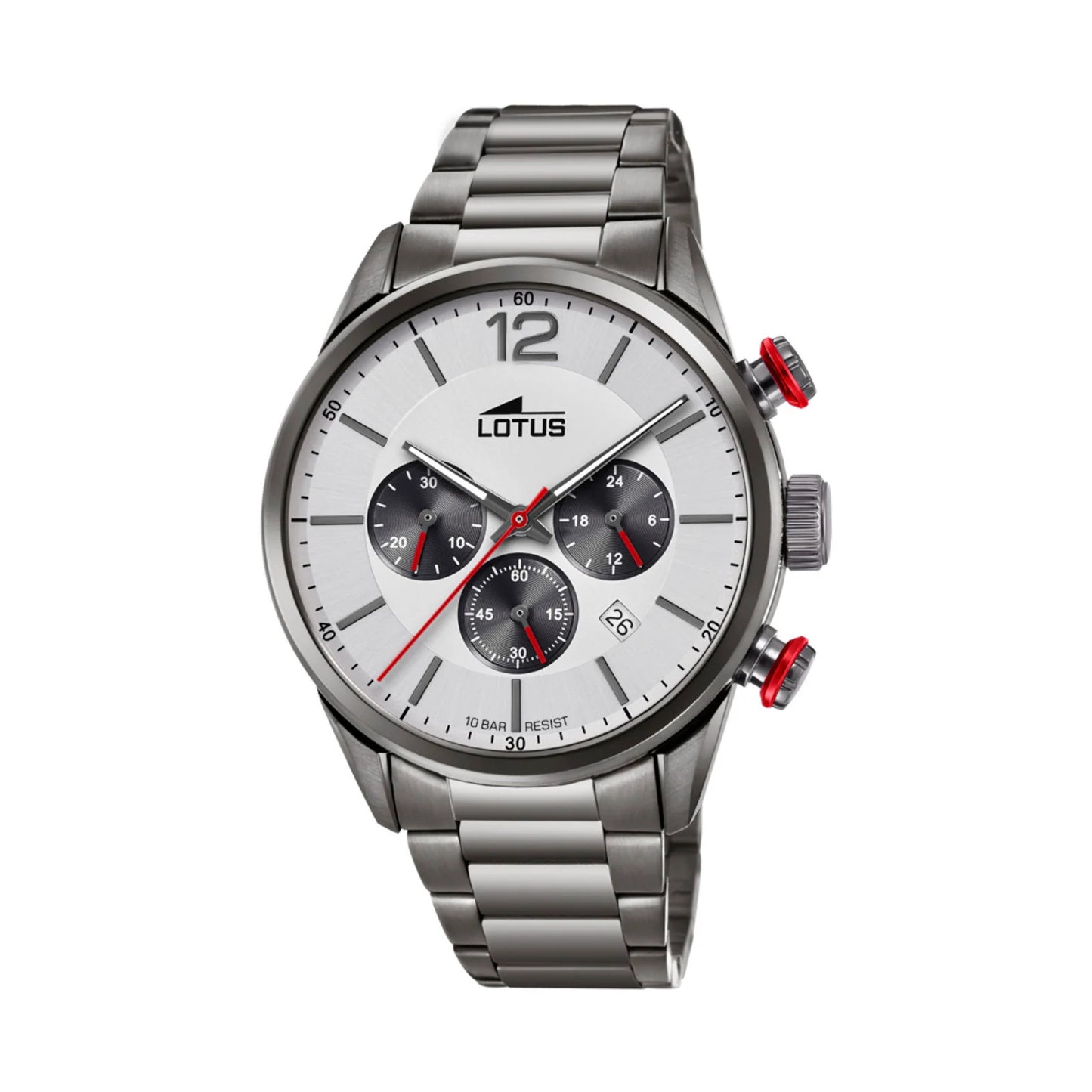 Reloj Lotus Hombre 18686/1 Chrono Plateado