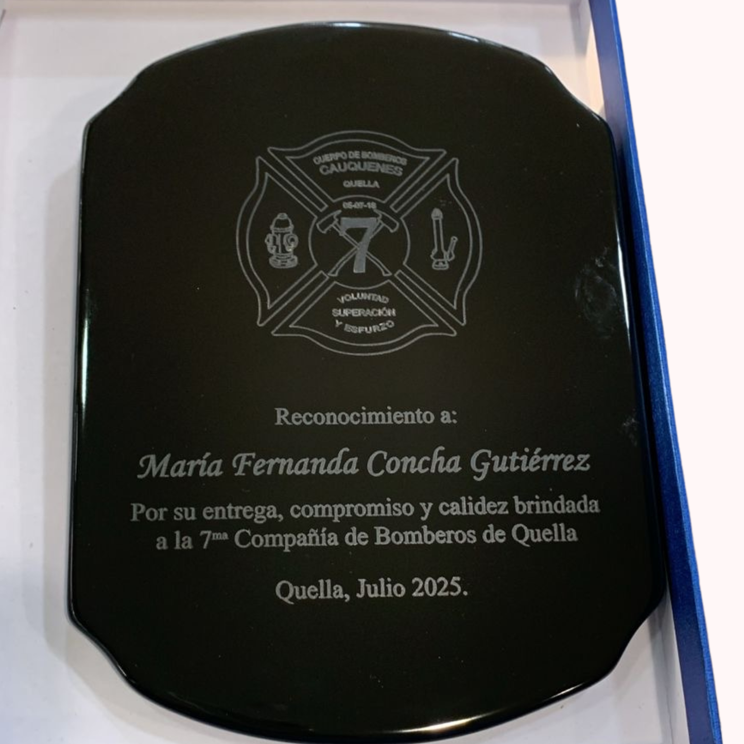 Galvano Retablo Plaqué Cerámica Grabado Láser Personalizado