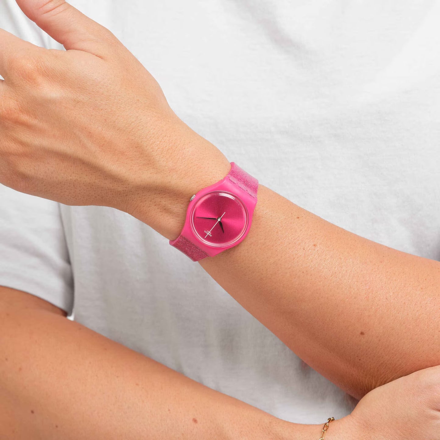 Reloj Unisex Swatch SO28P101 MAGI PINK