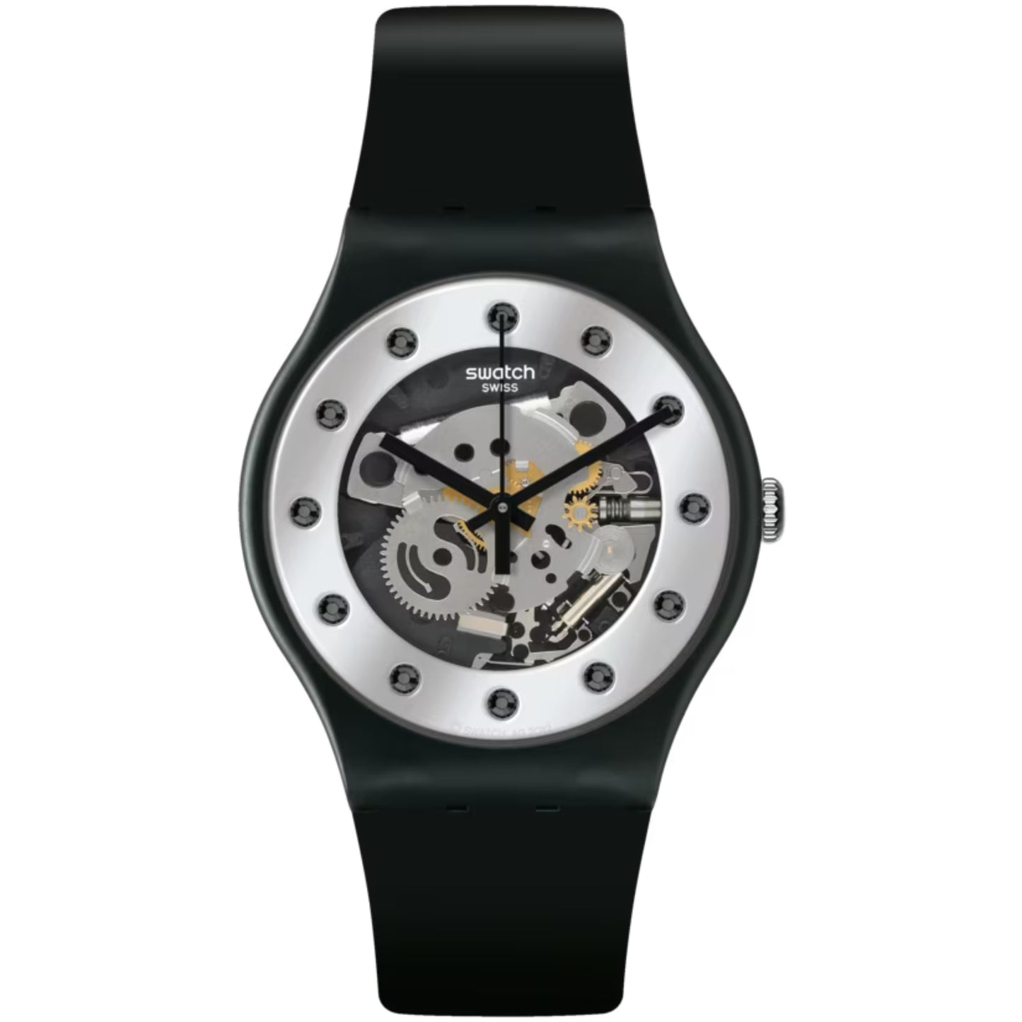Reloj Unisex Swatch SUOZ147 SILVER GLAM