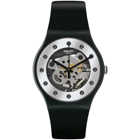 Reloj Unisex Swatch SUOZ147 SILVER GLAM