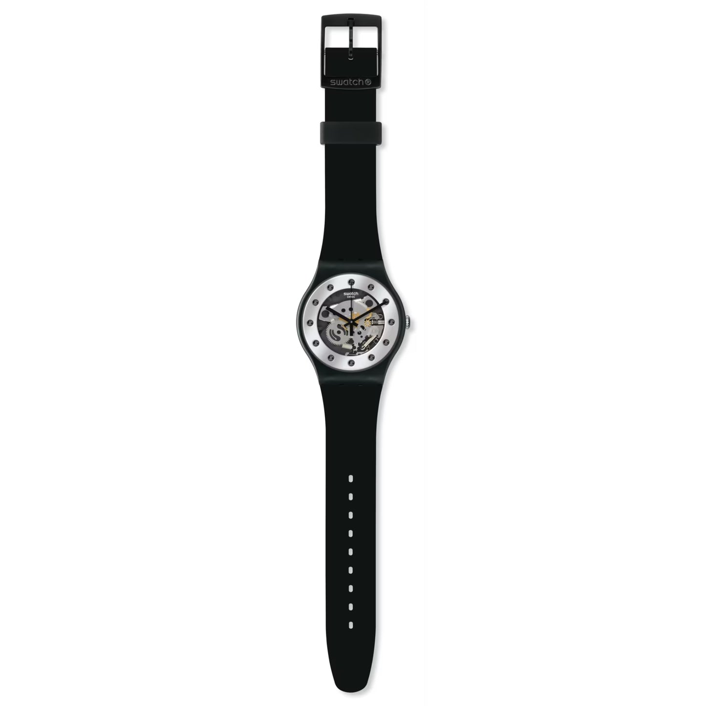 Reloj Unisex Swatch SUOZ147 SILVER GLAM