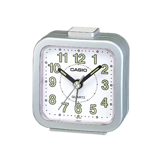 Reloj Despertador Casio TQ-141-8 Cuadrado Gris