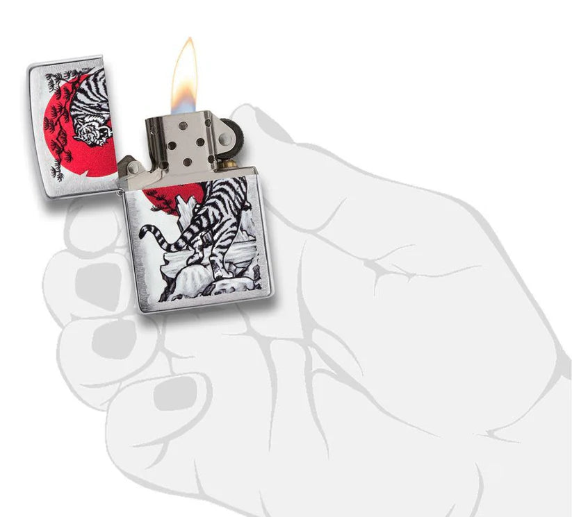 Encendedor Zippo Asian Tiger Design 29889