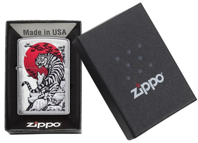 Encendedor Zippo Asian Tiger Design 29889