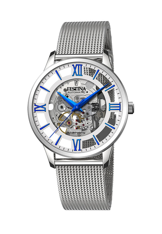 Festina F20534/1 Hombre Automático Plateado