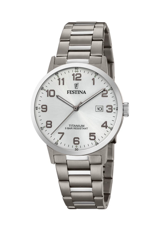 Festina F20435/1 Hombre Calendario Titanium