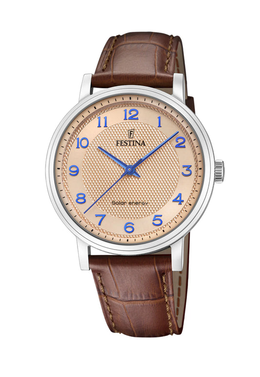 Festina F20660/2 Hombre Cuero Solar Energy